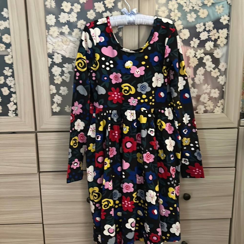 Hanna Anderson size 12 floral dress.